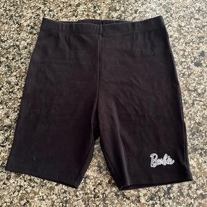 Women’s ribbed Barbie biker short